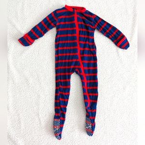 KicKee Pants striped footed pajamas- 6-9 month baby
